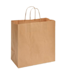 Frontenac Paper Shopping Bags with Handles – 10″ x 5″ x 13″, Kraft, 250/Case
