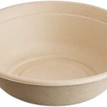 Dynasco Sugarcane Bowl – Compostable, 12 oz, 1000/Case