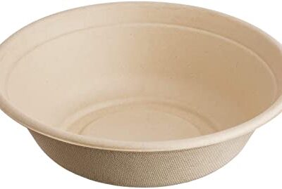 Dynasco Sugarcane Bowl – Compostable, 12 oz, 1000/Case
