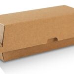 Ripple Kraft Hot Dog Container – 208 x 70 x 75 mm, 200 pcs