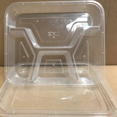 Maple Leaf Microwavable Container Rectangular Combo, 4-Comp, 150 Sets ,