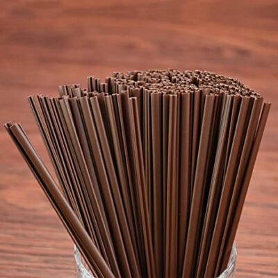 Plastic Stir Sticks – Brown, 6″, 1000 pcs