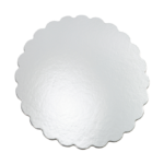 Round Cake Board – 14″ x 0.5″, Silver, 12/Case