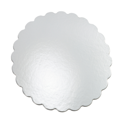 Round Cake Board – 14″ x 0.5″, Silver, 12/Case