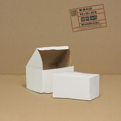 Mark’s Choice Cake Box – White, 6.5″ x 4.5″ x 3.5″, 250/Case