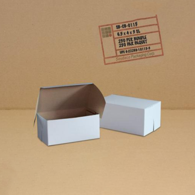 Mark’s Choice Cake Box – White, 6.5″ x 4″ x 3″, 250/Case