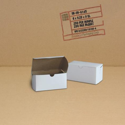 Mark’s Choice Cake Box – White, 6″ x 3.25″ x 3″, 250/Case