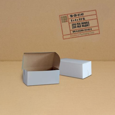 Mark’s Choice Cake Box – White, 8″ x 4″ x 3.5″, 250/Case