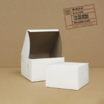 Mark’s Choice Cake Box – White, 8″ x 8″ x 5″, 100/Case