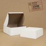 Mark’s Choice Cake Box – White, 9″ x 9″ x 4″, 200/Case