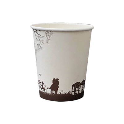 Koality Coffee Cups – 8 oz, City Hall Clock Design, 1000/Case