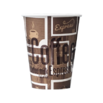 Koality Coffee Cups – 12 oz, Latte Design, 1000/Case