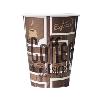 Koality Coffee Cups – 12 oz, Latte Design, 1000/Case