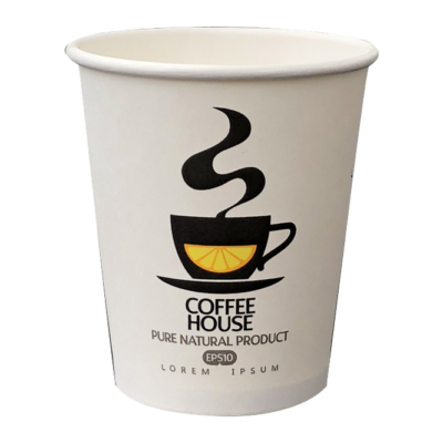 Koality Coffee Cups – 8 oz, Coffee House Design, 1000/Case