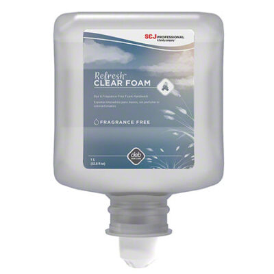 Clear FOAM Hand Soap – 1 L Cartridge, Deb, SCJ