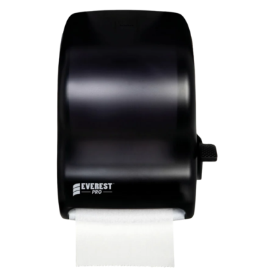 Everest Pro Lever Hand Towel Dispenser – Black, For 205 ft–1000 ft Rolls