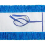 M2 Dust Mop – Static, Blue, Keyhole Backing, 48″