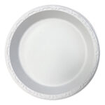 Pebble White Plate – 1-Comp, Ivory, 10.25″, 400 pcs