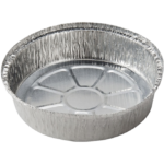 Koality Foil Round Takeout Container – 8″, 500/Case