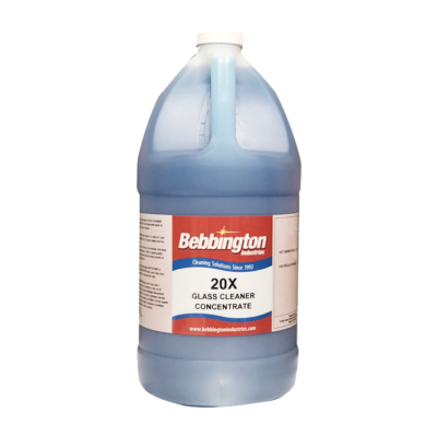 Bebbington Glass Cleaner – Extra Strong, 20X Concentrate, 4 L