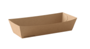 Kraft Paper Food Tray – No. 25, 75 x 48 x 28 mm, 1000 pcs