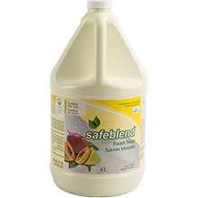 Safeblend Foam Hand & Body Soap – Mango Papaya Scent, 4 L