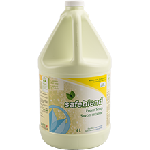 Safeblend Foam Hand & Body Soap – Fragrance Free, 4 L
