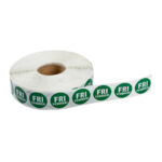 FRIDAY Food Rotation Labels – Round, Friday, 3.4 in, 2000 pcs per roll, 2 rolls per box