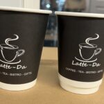Coffee Cups,  Latte-Da  #Donna   12 oz,  500pcs