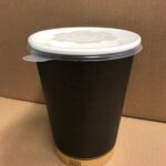 Black Printed Paper Food Container – Hot and Cold, 32 oz, 500 pcs (Lid Fit: 16L)