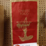 Kraft Paper Bags – 20 lb, Double-Wall, Chinese Lady Print, 250/Case