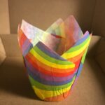 Tulip Baking Cups – 2″ x 6.25″, Rainbow, 1000/Case