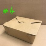Koality Kraft Paper Food Container – No. 4, 106 oz, 200 x 140 x 90 mm, 160 pcs