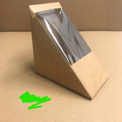 Kraft Paper Sandwich Wedge – 121 x 121 x 171 mm, 800/Case