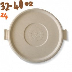 Koality Paper Lids for Sugarcane Bowls – Fits 24–32–40 oz, 500/Case