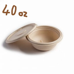 Koality Sugarcane Bowl – Compostable, 40 oz, 500/Case