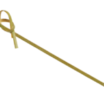 Bamboo Skewers – 6″, Knotted End, 100/Pack