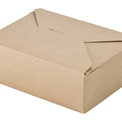 Mark’s Choice Kraft Paper Food Container No. 8 – 7″ x 5.7″ x 2.5″, 450oz, 300 pcs