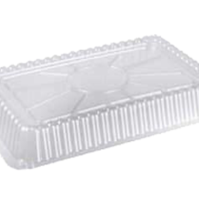 Dome Lids for Foil Rectangular Containers – Fits 1 lb, 1000 pcs