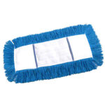 M2 Dust Mop – Static Blue Keyhole Backing 24″