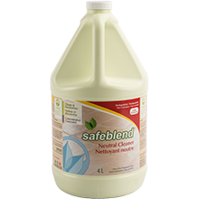 Safeblend Floor Cleaner & Deodorizer – Concentrated, Fragrance Free, 4 L
