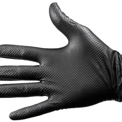 Mark’s Choice Nitrile Gloves – Black, Powder-Free, Large, 100 pcs