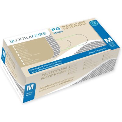 DELI Poly Disposable Gloves – Low Density, Medium, 500/Box