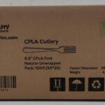 Compostable CPLA Forks – 1000 pcs