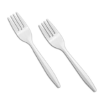 Table Accent Plastic Forks – White, Regular, 1000 pcs