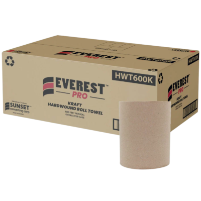 Everest Pro Hand Paper Towel Roll – Kraft, 7.85″ x 600 ft, 6 Rolls/Case – HWT600K
