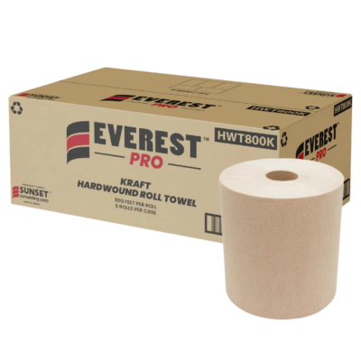 Everest Pro Hand Paper Towel Roll – Kraft, 7.85″ x 800 ft, 6 Rolls/Case