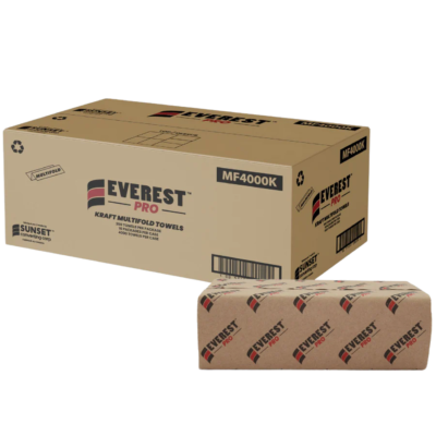 Everest Pro Multifold Hand Towel Sheets – Kraft, 4000/Case – MF4000K-C