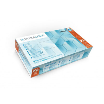 DuraCore Nitrile Gloves – Blue, 4.3 Mil, Extra Large, 100 pcs/Box