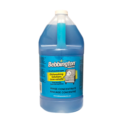 Bebbington Dish Rinse Additive – Concentrate, 4 L
